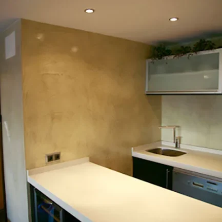 Cocina de microcemento en Madrid