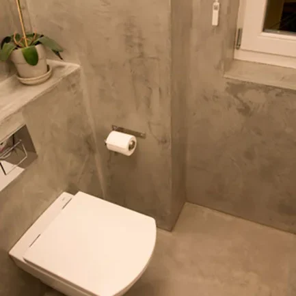 Baño de microcemento en Madrid