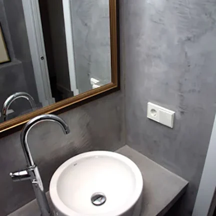 Baño de microcemento en Madrid