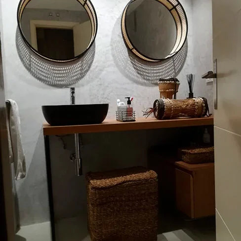 Baño de estuco en Madrid