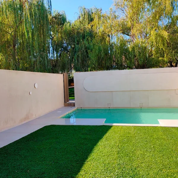 Piscina de estuco en Madrid